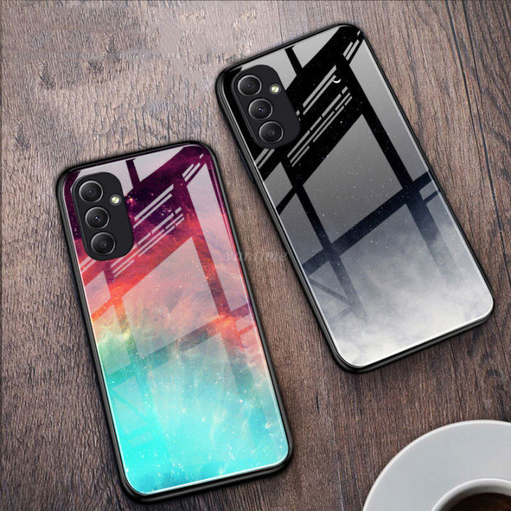 For%20Samsung%20Galaxy%20A54%205G%20Case%20Starry%20Sky%20Phone%20Back%20Hard%20Glass%20Cover%20-%20Image%204