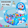 Ball House for Kids with Free 20 Pcs Plastic Balls - Doraemon Design Playhouse.