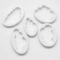 5Pcs Cloud Cake Cookie Biscuit Cutter Fondant Mold Decorating DIY Baking Tool. 