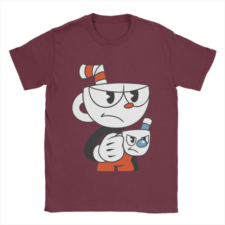 Amazing%20Cuphead%20And%20Mugman%20Angry%20T-Shirts%20for%20Men%20Pure%20Cotton%20T%20Shirt%20Cartoon%20Short%20Sleeve%20Tee%20Shirt%20Gift%20Idea%20Clothes%20-%20Image%207