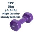 3kg vinyl dumbbell - 1 PC / Single. 
