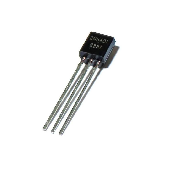 10Pcs Transistor 2N5401 5401 PNP 160V 0.6mA TO-92 Bipolar Transistors BJT PNP Complementary Silicon General Purpose Amplifier Transistors
