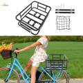 Bike Rear Basket Iron Luggage Rack Heavy Duty Rear Cargo Rack Panniers for Mountain A.