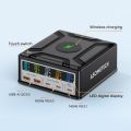 260W PD3.1 USB C Charging Station Wireless Charger LCD Display 5 Ports QC 3.0 PPS Fast Charger for iPhone 14 MacBook Pro Samsung.