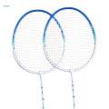 2Pcs Sports Badminton Racket Double Racquets with Carry Case Parentchild Interactive Toys Badminton Accessory for Kids for Game Lawn Outdoor. 