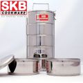 3 Bowl SKB SuS304 food grade stainless steel Lunch Box 3 Bowl.