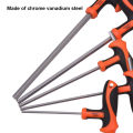 Harden 5.0mm T Handle Allen Hex Key (5.0x150mm) Chrome Vanadium Steel spanner set Inner Hexagon Wrench Hand Tool Spanner 540715. 
