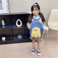 2024 spring and summer 3-9 years old children's baby schoolbag, casual and comfortable backpack, fashion cartoon boys and girls backpack. 