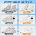 Shoe Cleaner, Shoe Cleaning Kit with Brush & Towel, Sneaker Cleaner for White Shoes, Leather, Boots, Tennis Shoes, etc.