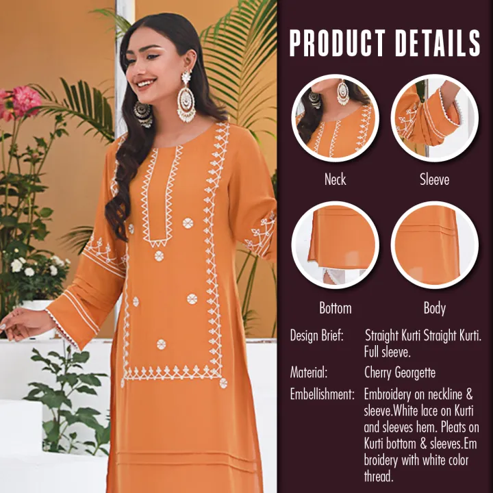 Showstopper%20Mustard%20Cherry%20Georgette%20Kurti%20Women%201122%20000085%20-%20Image%202