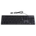 Comfortable Wired Keyboard With Bijoy-Bangla Ease of Use Minimal Maintenance and Unique Typing Experience For Office Home Laptop Desktop.