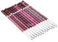 12pcs Makeup Waterproof Lip Liner Pencil wood lipliner pen for lips different color beauty women make up tools BruberryBeE. 