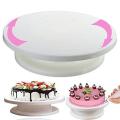 Cake Decorating Heavy Turn Table 28cm - White.