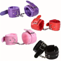 Explosive Leather Plush Shackles Foot Shackles With Chain, Multi-Color Optional. 