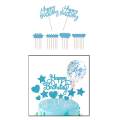 Birthday Cake Topper Set, Glitter Happy Birthday Cake Cupcake Toppers, Birthday.