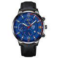 DEYROS Men's Watch Fashion Men's Business Leather Calendar Watch Men's Student Luminous Quartz Watch Cross-Border Hot.