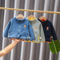 Baby Boy Fleece Padded Coat Baby Clothes Children Winter Clothes Little Boy Autumn Winter Thickened Polar Fleece Jacket.
