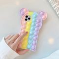 Pop Push It Bubble Phone Case for iPhone 13 14 15 Pro Max 12 11 6 7 8 Plus iPhone XR XS X iphone15 15pro iphone14pro Popit Cover. 