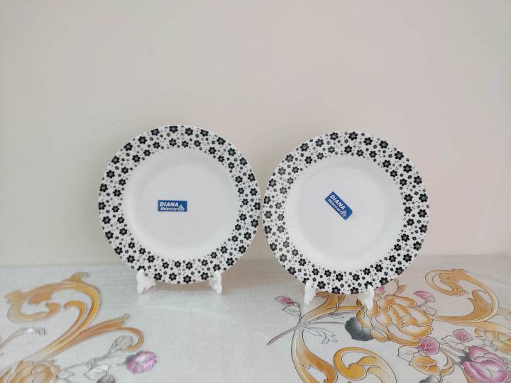 Sada%20Kalo%20Melamine%20Half%20Plate%206%20Pcs%20Set%20(8%20Inch).%20Flat%20Breakfast%20Half%20Plate,%20Dinner%20Deep%20Plate,%20Everyday%20Use%20Rice%20Dinner%20Plate.Dishwasher%20Save.Microwave%20oven%20save.%20-%20Image%203