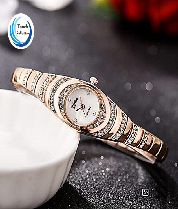 Fashion%20%20Watch%20Simple%20New%20Women's%20Temperament%20Diamond%20Ladis%20Quartz%20for%20Party%20Rose%20Gold%20Colour..%20-%20Image%203
