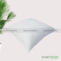 Standard Fiber Cushion, Tissue Fabric, White, (20"x20"), Set of 2.