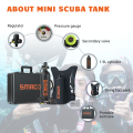 SMACO 2L Mini Scuba Tank Diving Underwater Breathing Mini Scuba Diving Underwater Entertainment/Work.