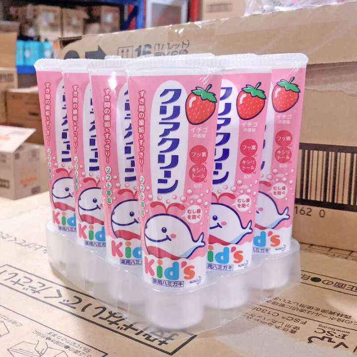 Flower%20King%20Children's%20Toothpaste%2070g%20Strawberry%20Grape%20Hami%20Melon%20Flavor%20-%20Image%206