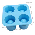 4 Cup Shape Silicone Ice Cube Mold Shot Glass IceMould Ice Cube Tray Summer Bar Party Beer Ice Cocktail Cold Drinking Tools jingu. 