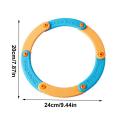 Tosy Flying Ring Kids Flying Disc Portable Foldable Tossy Flying Disc Soft Rubber Flying Ring Safe Tossy Flying Disc For Outdoor.