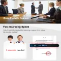 iScan Portable Scanner Mini Handheld Document Scanner A4 Book Scanner JPG and PDF Format 300/600/900 DPI. 