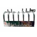 Motorcycle Silencer guard for Discover 125, Exhaust Silencer Guard for bike. 
