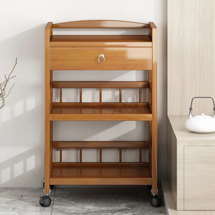 Mobile%20Serving%20Cart%20Rolling%20Side%20Table%20Spacious%20Tabletop%20Space%20Saving%20with%204%20Wheels%20for%20Kitchen%20Dining%20Room%20-%20Image%204