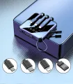 Portable Charger Fast Charging 10000mah Mini Power Bank Charger With Cable Powerbanks Led Flashlight Power Display.