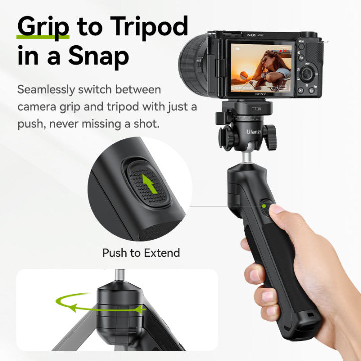 Ulanzi%20TT38%20One-click%20Quick%20Release%20Tripod%20Uka%20Tripod%20Top%20Handle%20Grip%20for%20Camera%20Netting%20bracket%20with%20a%20Hidden%20Hook%20180%C2%B0%20Tilt%20-%20Image%203