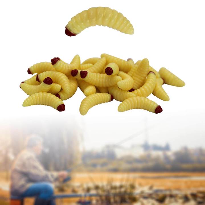 50%20Pieces%201inch%20Maggot%20Baits%20Bread%20Worm%20Fishing%20Lure%20Plastic%20Fresh%20Water%20Fishing%20Bait%20-%20Image%205