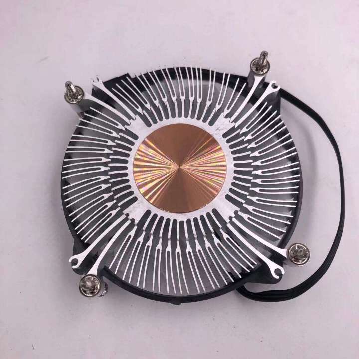 Ultra thin 1U heat sink all-in-one machine, ultra-thin chassis, copper core, silent CPU fan suitable for various small chassis