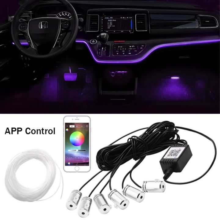 6%20in%201%20RGB%20LED%20Atmosphere%20Car%20Interior%20Ambient%20Light%20Kit%20Fiber%20Optic%20Strips%20Light%20By%20App%20Control%20DIY%20Music%206M%20Fiber%20Optic%20Band-RGB%20-%20Image%203