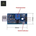 High Sensitivity Sound Detection Module LM393 Dual Differential Comparators Output for Arduino. 