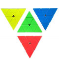 3 Stage Pyramid Rubiks Magic Cube -LIVA GIRL ( Sticker less ).