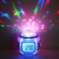 【Cathery Baby Store】Music Starry Snooze Alarm Clock Kids Light Projector. 