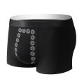 【Sleek】 Fiber Men's underwear Comfortable Polyester Breathable Men's boxers Magnetic therapy Lightweight Briefs for Daily wear Active. 