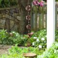 Hang Rain Chain Beautiful Metal Rain Chain with Exquisite Bell Decor Perfect Gutter Roof Decoration for Soutast Asian Homes Efficient Drainage Tool Sle Rain Chain.