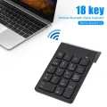 【happy one】Keys Bluetooth Numeric Keypad Mini Numpad with More Function Keys Keyboard For PC Accounting Tasks. 