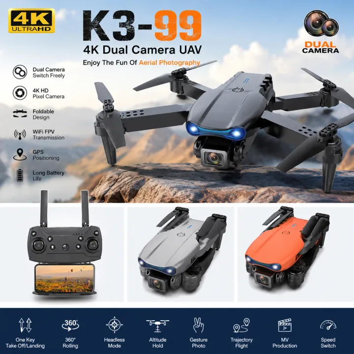FLH%20E99%20Pro%20Dual%20Camera%20Dual%20Battery%20Folding%20Camera%20Wifi%20Cam%20app%20Operator%20Drone%20-%20Image%208