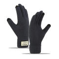Men's gloves Touch screen gloves for men Stylish gloves Full finger gloves Warm gloves Winter thermal gloves for men Thick. 