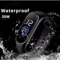 LED Sports Watch for men 30m Waterproof, Fashion LED Watch, Silicon New Touch Watch.