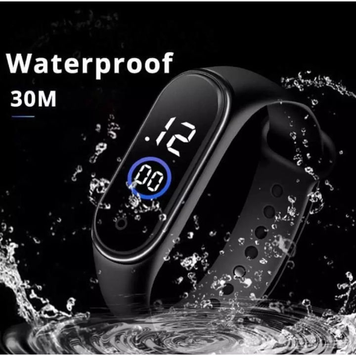 LED Sports Watch for men 30m Waterproof, Fashion LED Watch, Silicon New Touch Watch