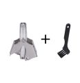 Stainless Steel Manual Men's Nose Hair Trimmer, Washable Portable Nose Hair Trimmer.
