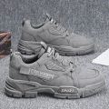 New Autumn Men's Shoes Outdoor Wear-Resistant Non-Slip Hiking Shoes Low-Top Breathable Casual Shoes Construction Site Labor Protection Shoes Men.