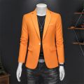 15 Color Fashion Mens Suit Jacket High Quality Slim Fit Solid Color Casual Business Mens Blazers Formal Office Wedding Suit Tops. 